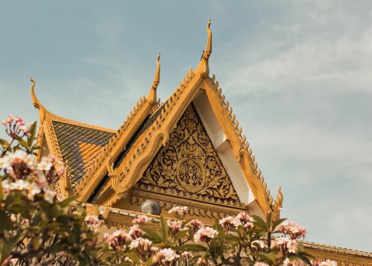 Royal Palace of Cambodia roof top