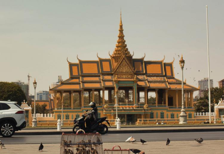 Royal Palace of Cambodia front view