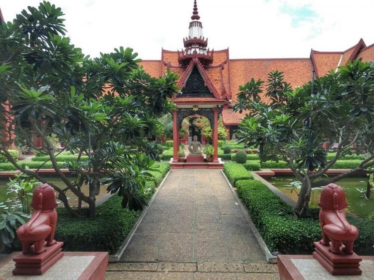 National Museum of Cambodia insdie