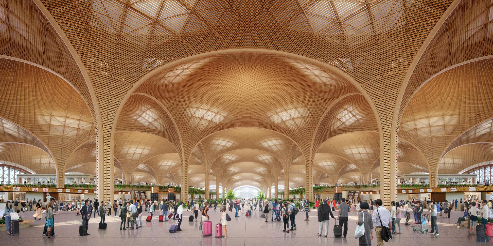 Techo International Airport inside